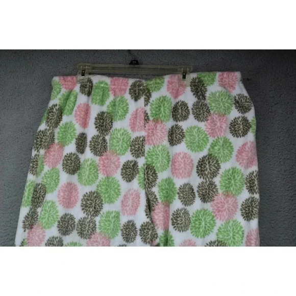 Mayfair Women's Floral Plush Mink Fleece Pajama Pants-Size 3X - Picture 6 of 6